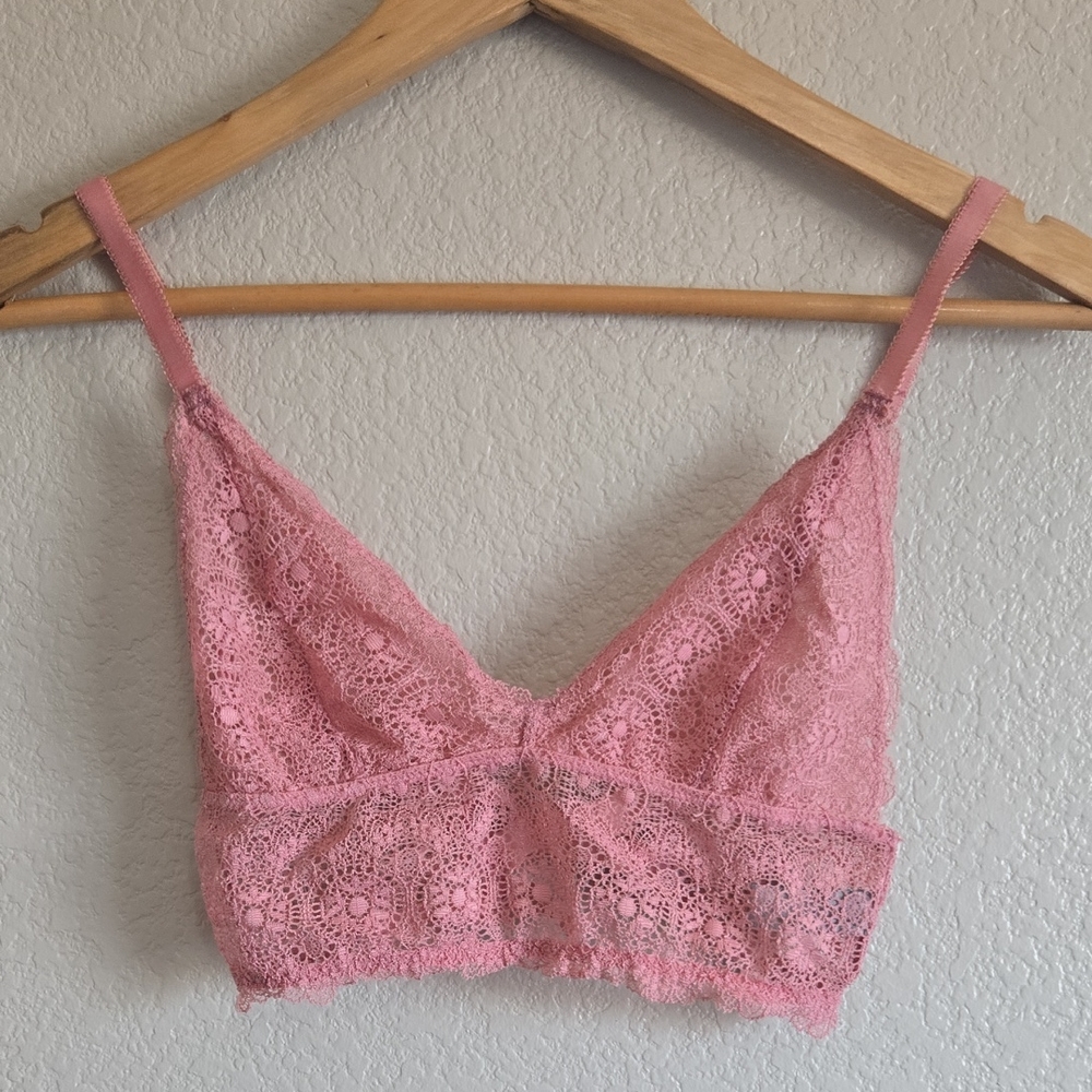 Daisy Fuentes Pink Lace Bandeau